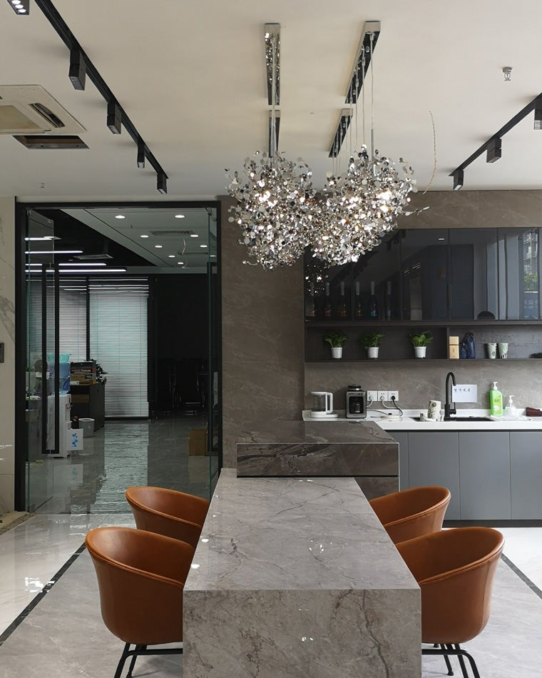 Diff Argent/Gold Cloud Multi Pendant Chandelier-DF2042