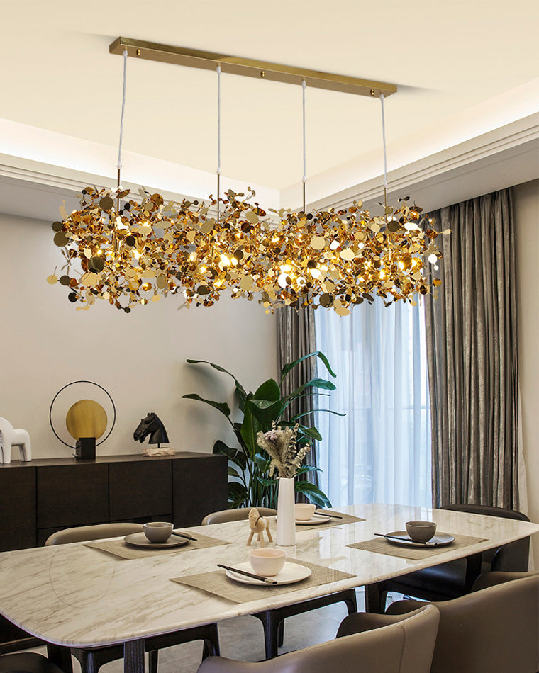 Diff Argent/Gold Cloud Multi Pendant Chandelier-DF2042