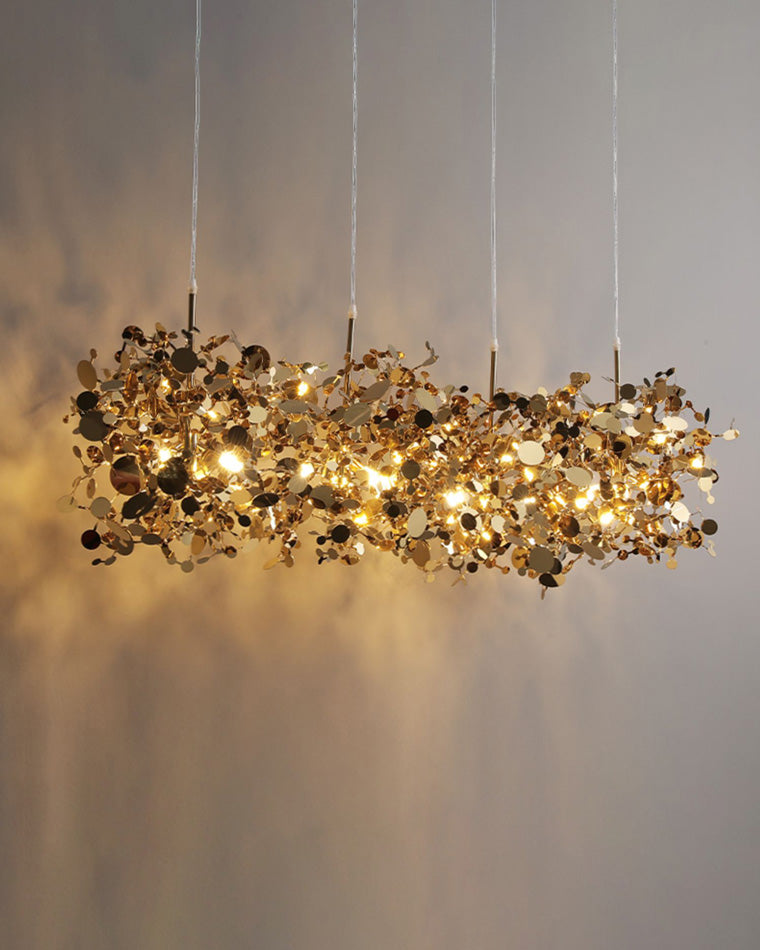 Diff Argent/Gold Cloud Multi Pendant Chandelier-DF2042