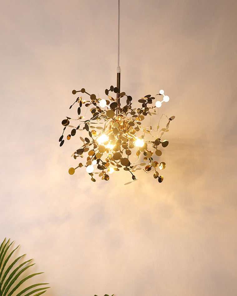 Diff Argent/Gold Cloud Multi Pendant Chandelier-DF2042