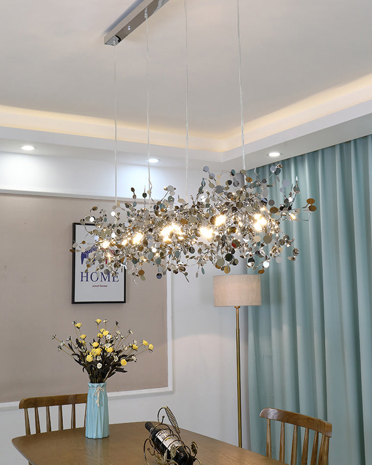 Diff Argent/Gold Cloud Multi Pendant Chandelier-DF2042