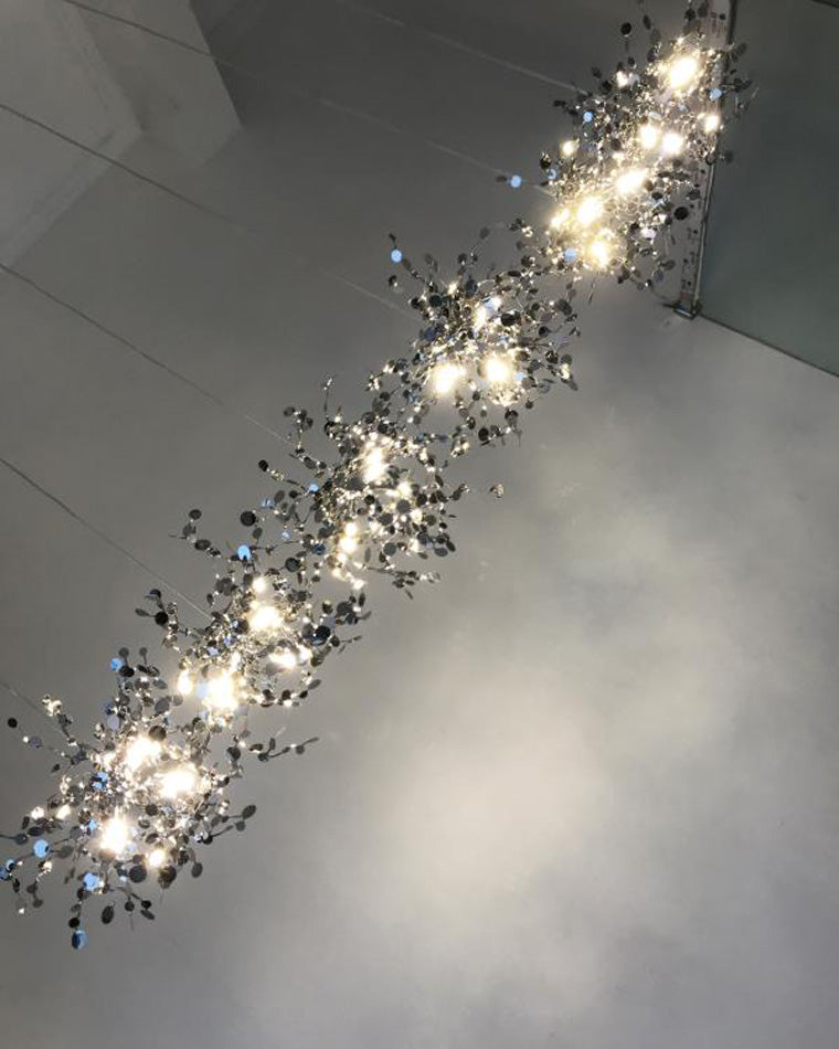 Diff Argent/Gold Cloud Multi Pendant Chandelier-DF2042