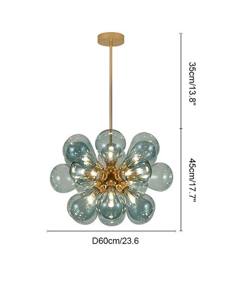 Diff 18 Bubbles Glass Chandelier-DF2051
