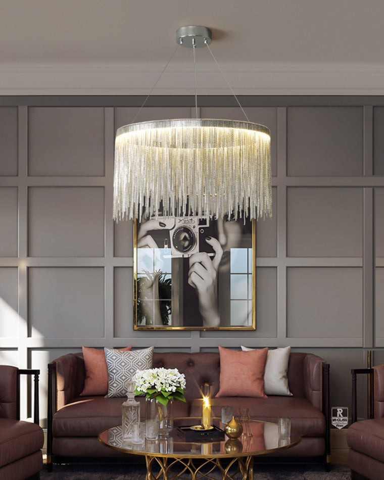 Diff Tassel Round/Linear Chandelier-DF2062