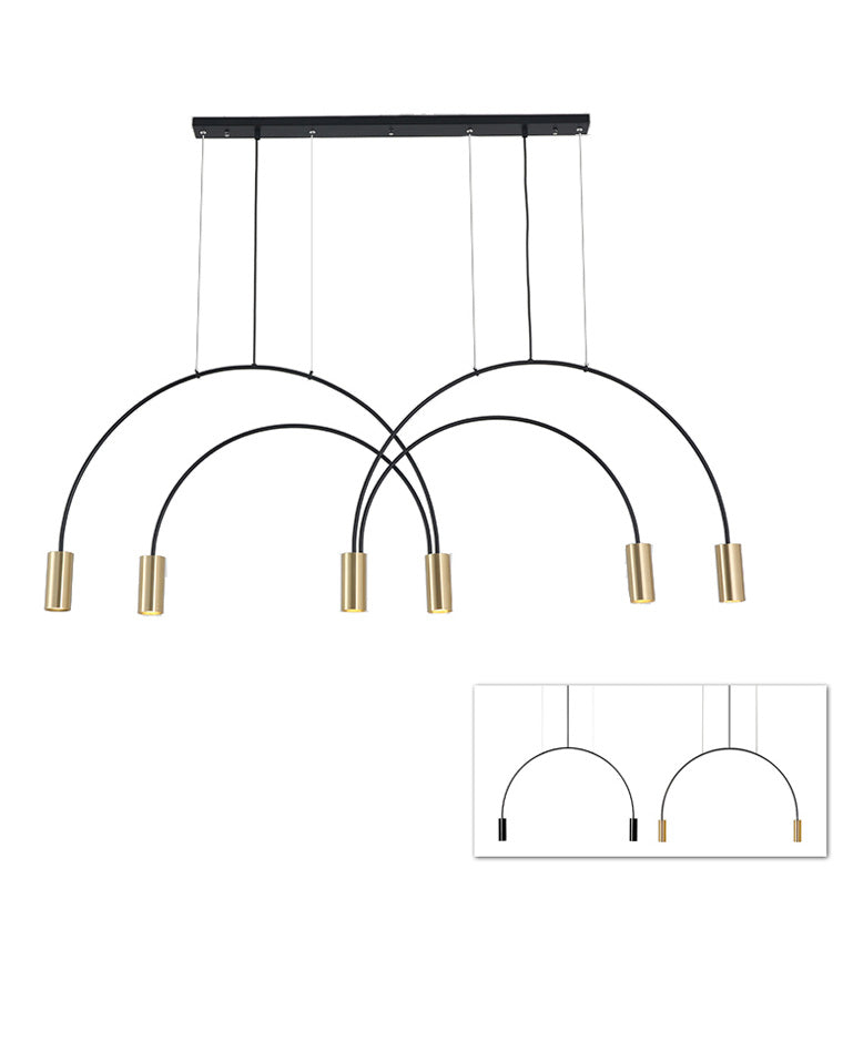 Diff Arc Rainbow Pendant Chandelier-DF2063