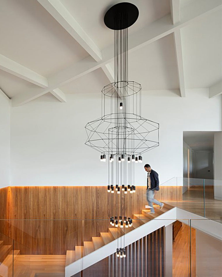 Diff Wire Tiered Sculptural Chandelier-DF2066
