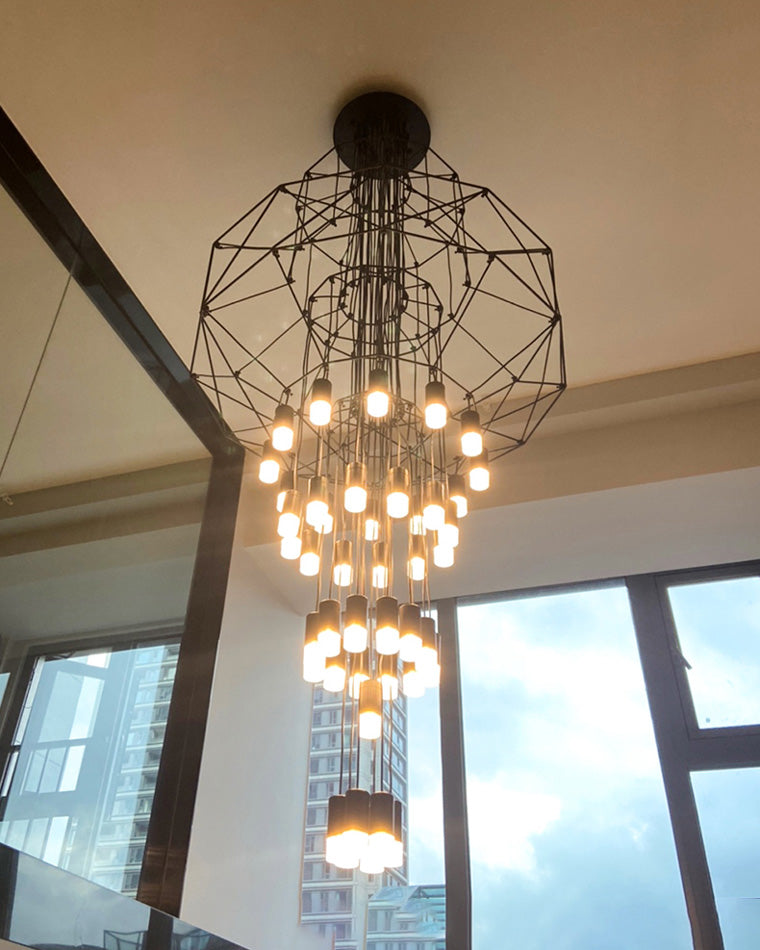 Diff Wire Tiered Sculptural Chandelier-DF2066