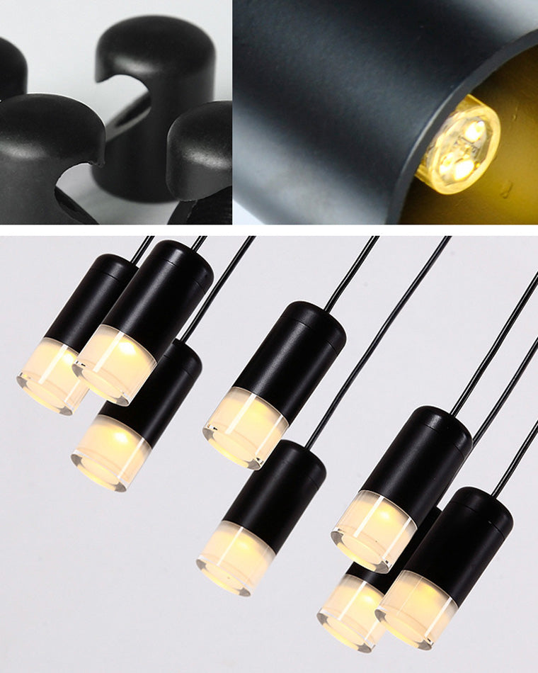 Diff Wire Tiered Sculptural Chandelier-DF2066