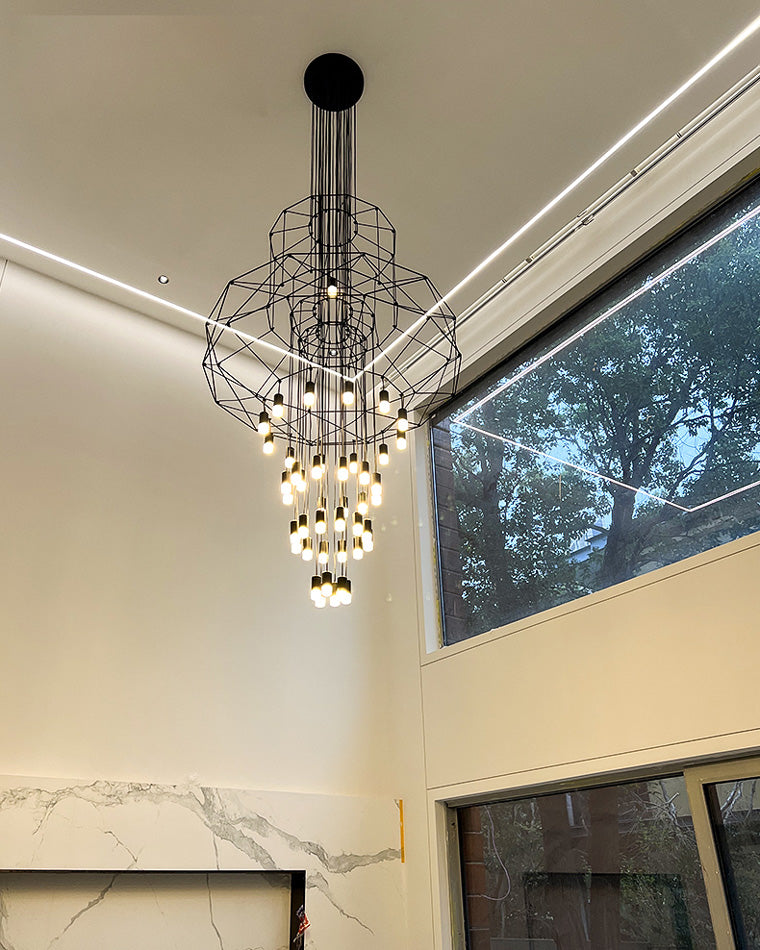 Diff Wire Tiered Sculptural Chandelier-DF2066