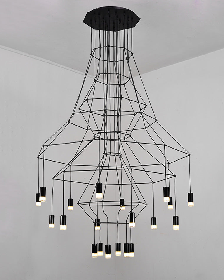 Diff Wire Tiered Sculptural Chandelier-DF2066