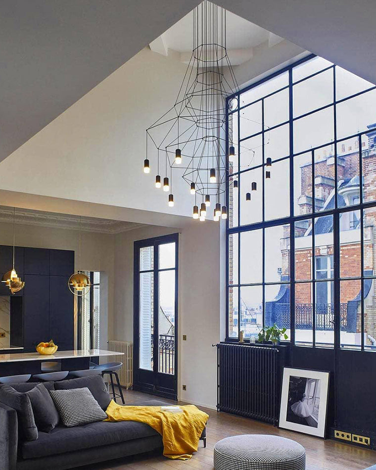 Diff Wire Tiered Sculptural Chandelier-DF2066
