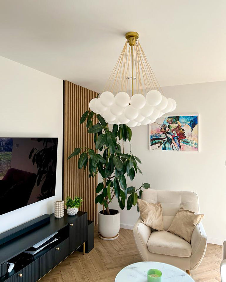 Diff Frosted Glass Bubbles Chandelier-DF2068