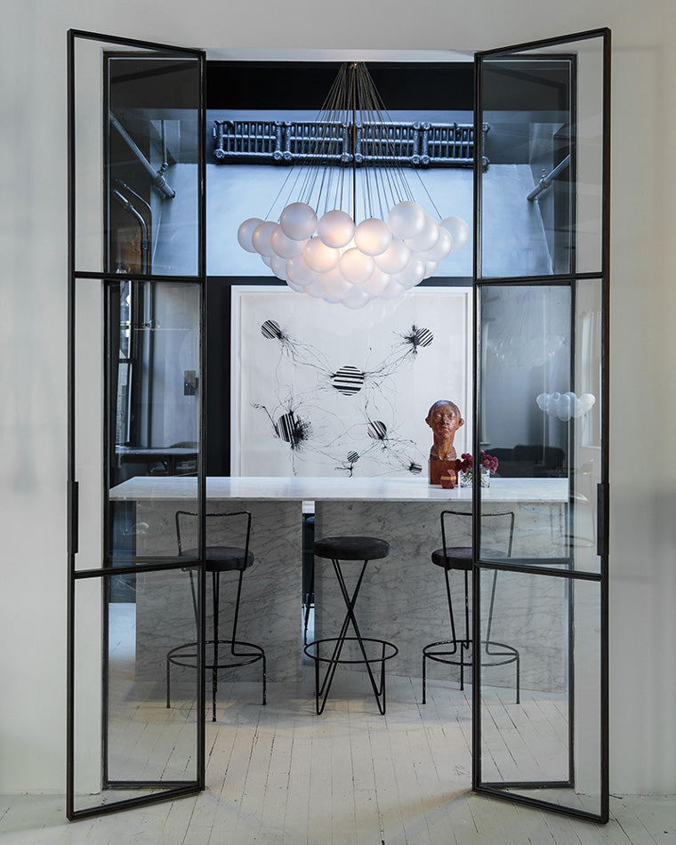 Diff Frosted Glass Bubbles Chandelier-DF2068