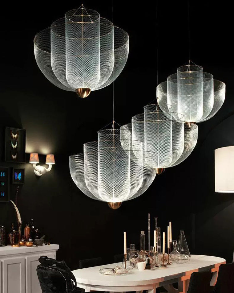 Diff Mesh Uplight Vaulted Ceiling Pendant Chandelier-DF2069