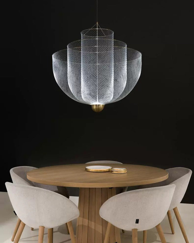 Diff Mesh Uplight Vaulted Ceiling Pendant Chandelier-DF2069