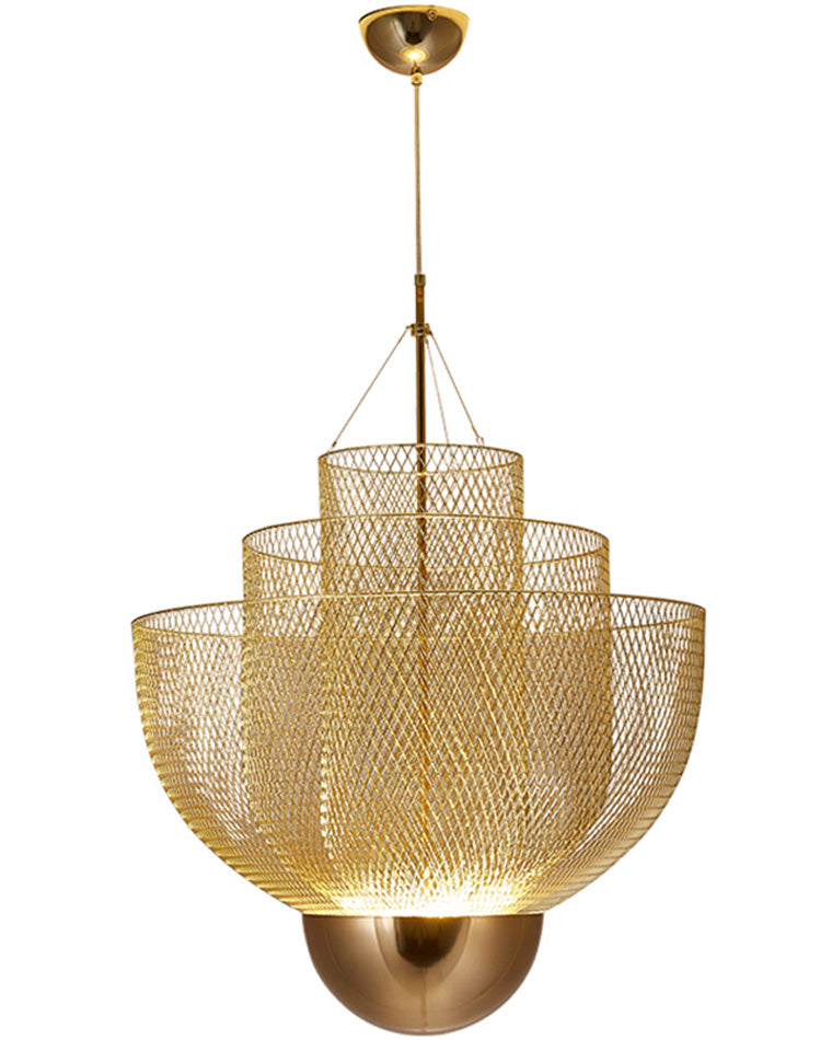 Diff Mesh Uplight Vaulted Ceiling Pendant Chandelier-DF2069
