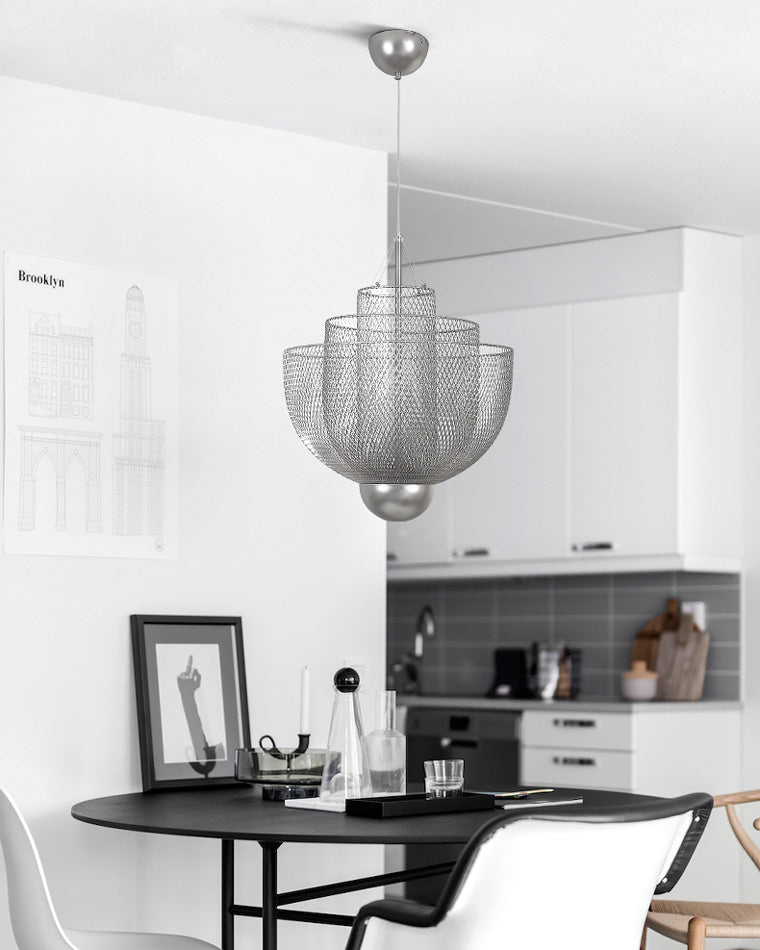 Diff Mesh Uplight Vaulted Ceiling Pendant Chandelier-DF2069