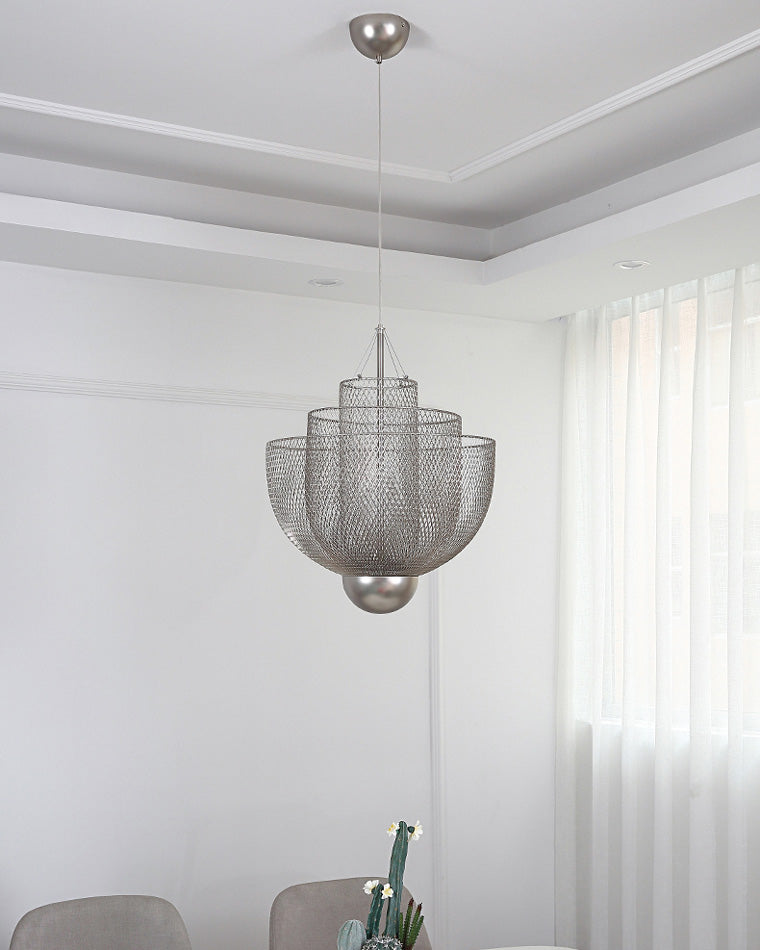 Diff Mesh Uplight Vaulted Ceiling Pendant Chandelier-DF2069