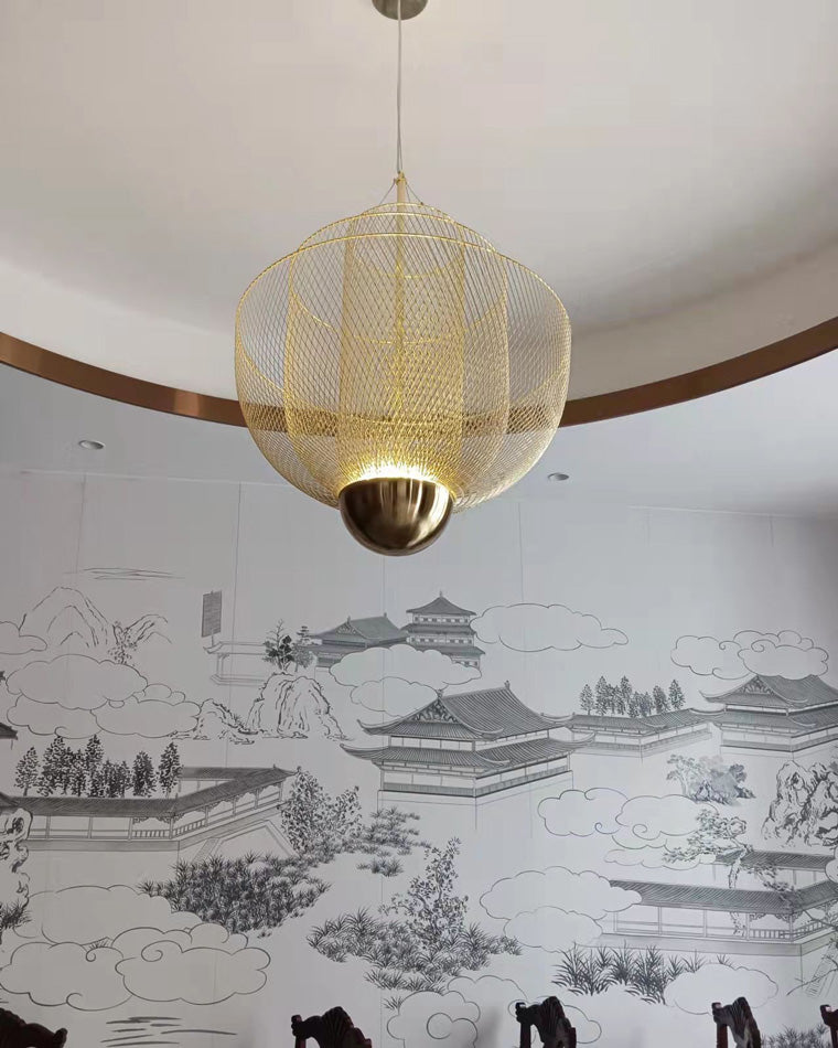 Diff Mesh Uplight Vaulted Ceiling Pendant Chandelier-DF2069