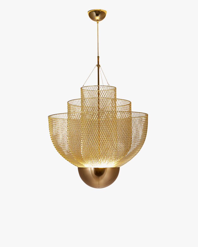 Diff Mesh Uplight Vaulted Ceiling Pendant Chandelier-DF2069