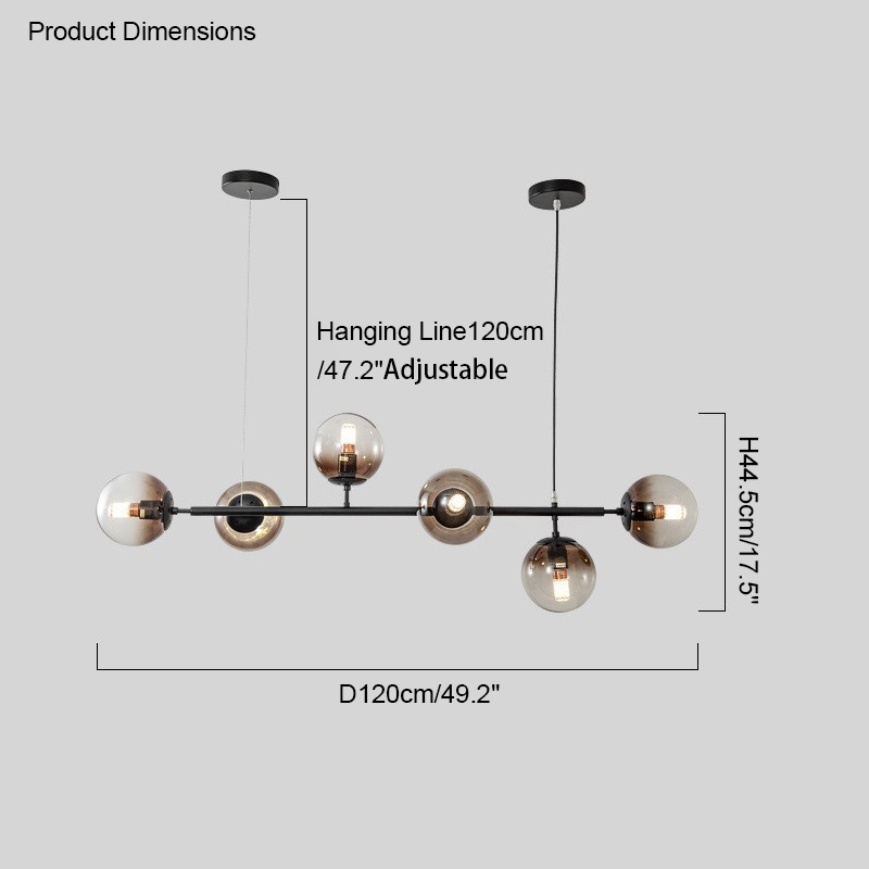 Diff Linear Globe Chandelier-DF2070
