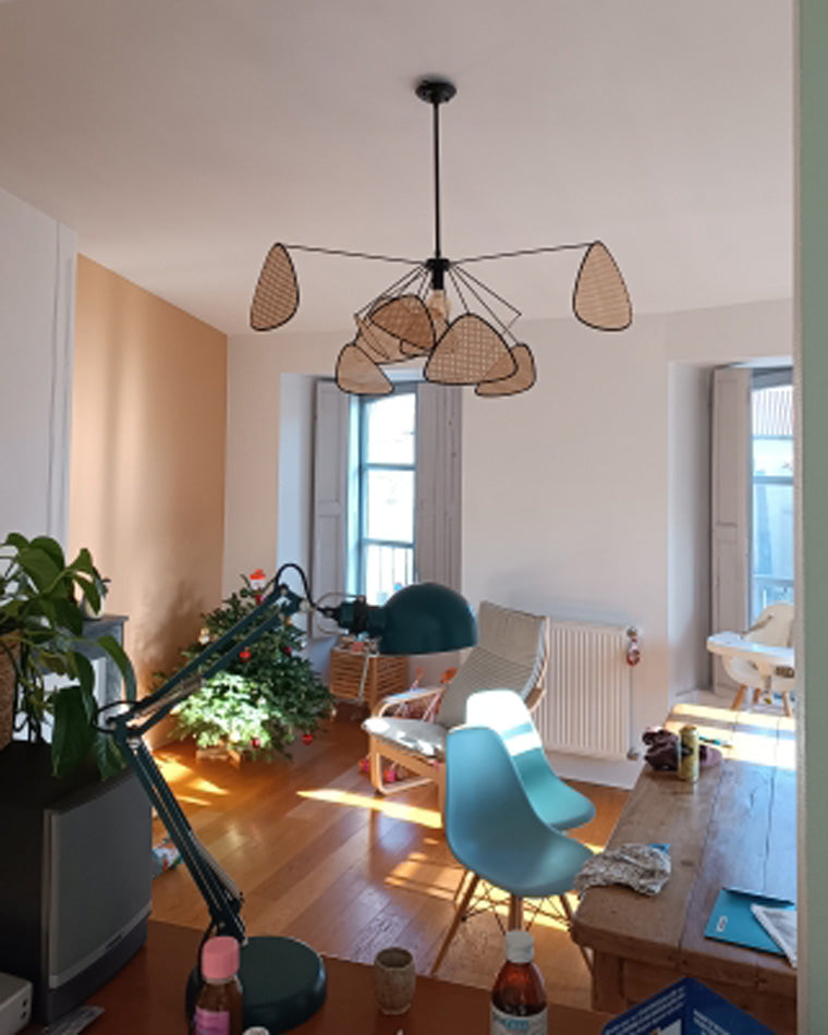 Diff Rattan Pendant Light-DF2074