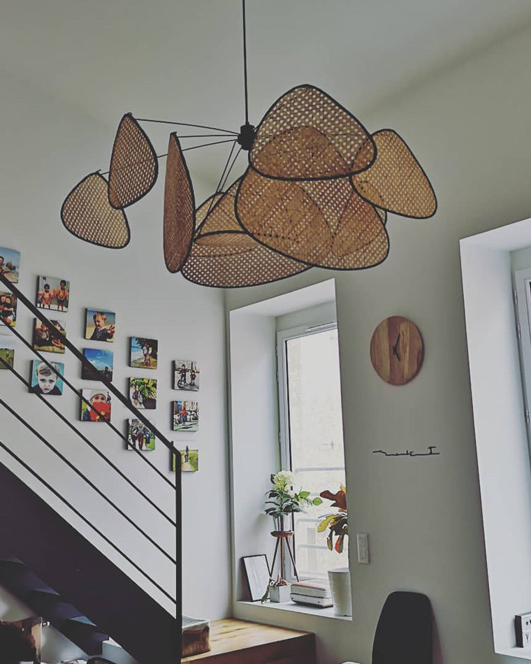 Diff Rattan Pendant Light-DF2074
