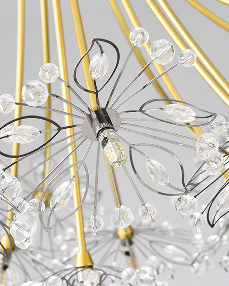 Diff Gypsophila Bouquet Crystal Flower Chandelier-DF2077