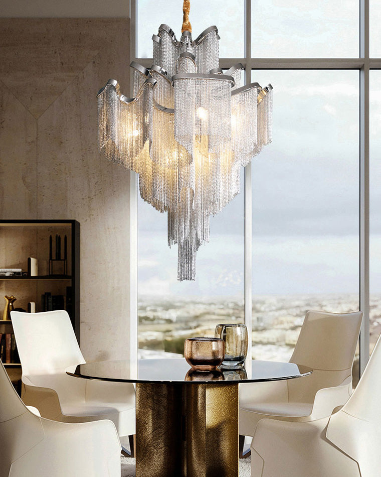 Diff Fringe Tiered Chandelier-DF2079