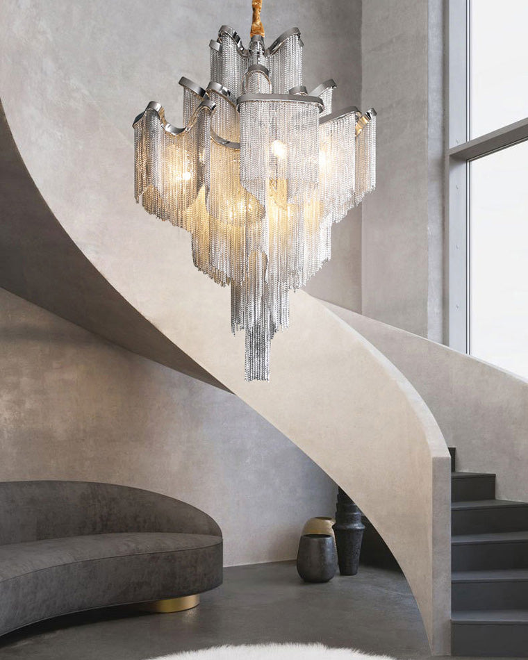 Diff Fringe Tiered Chandelier-DF2079