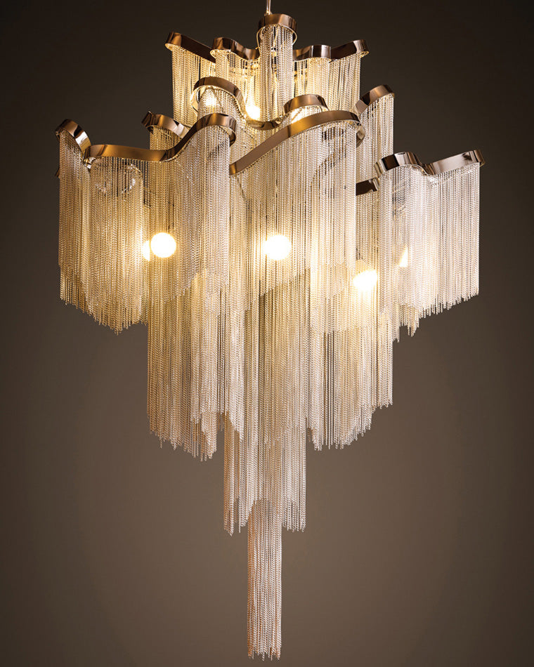 Diff Fringe Tiered Chandelier-DF2079