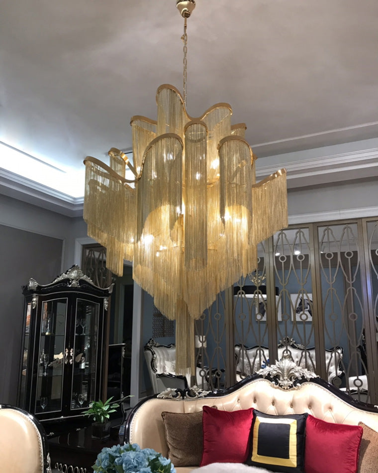 Diff Fringe Tiered Chandelier-DF2079