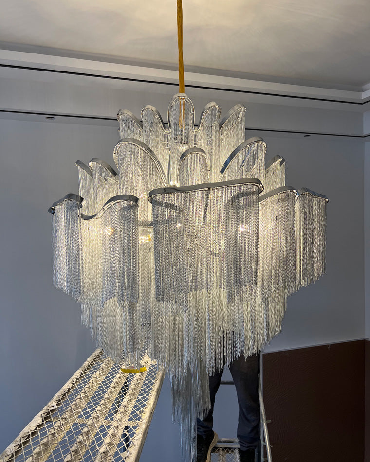 Diff Fringe Tiered Chandelier-DF2079
