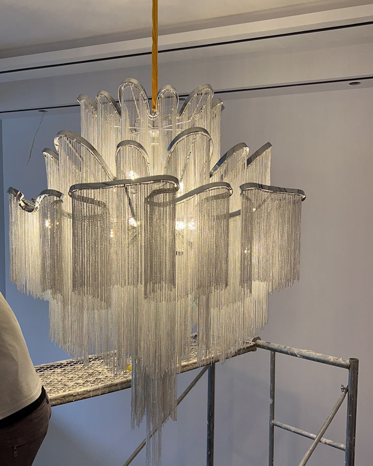 Diff Fringe Tiered Chandelier-DF2079