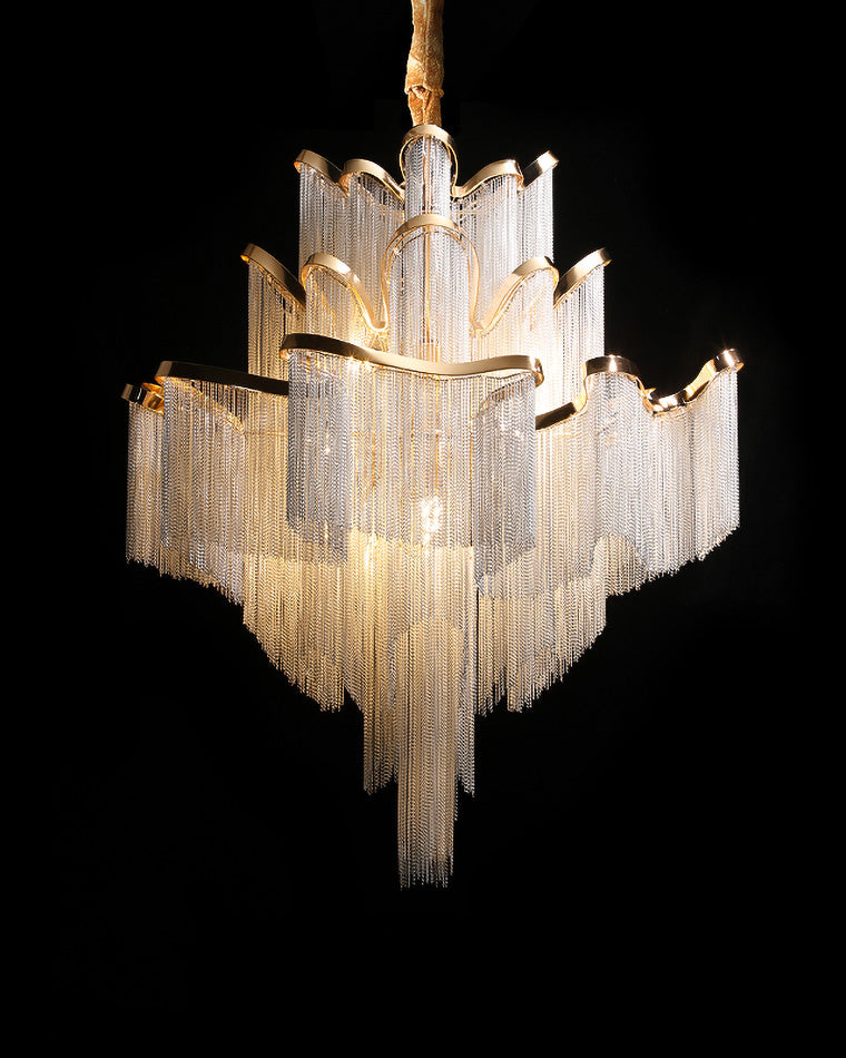 Diff Fringe Tiered Chandelier-DF2079