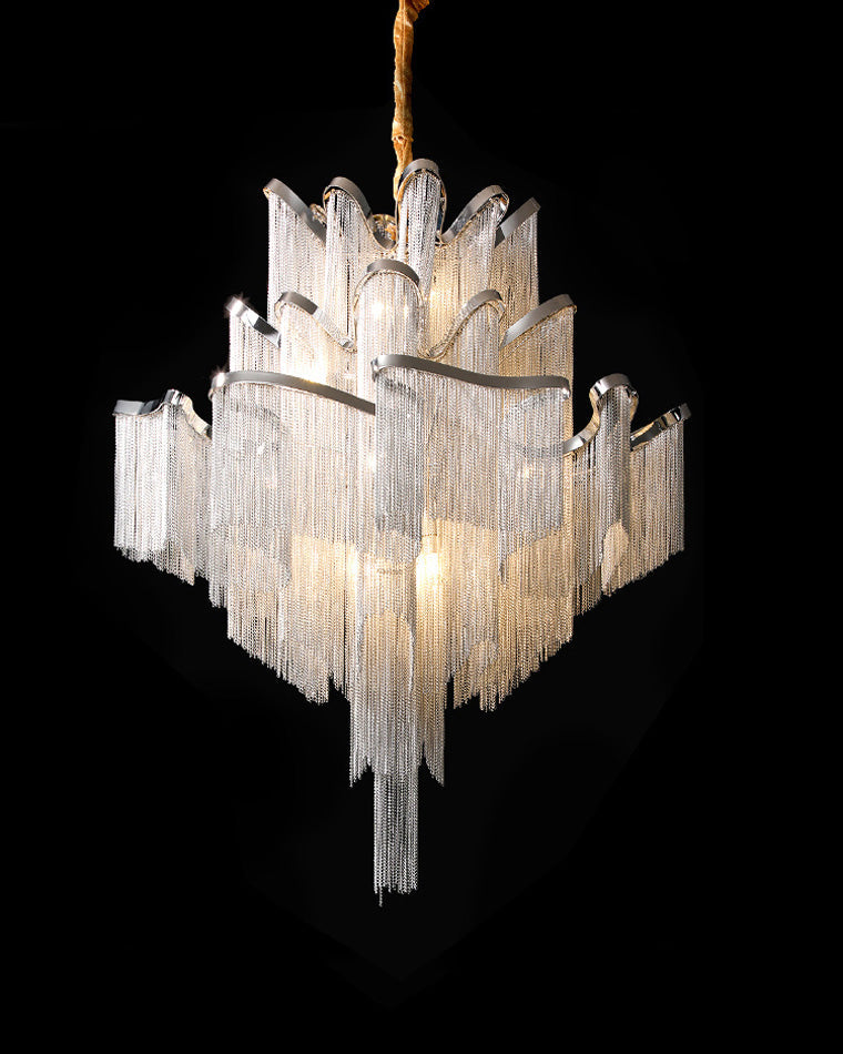 Diff Fringe Tiered Chandelier-DF2079