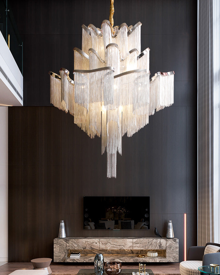Diff Fringe Tiered Chandelier-DF2079