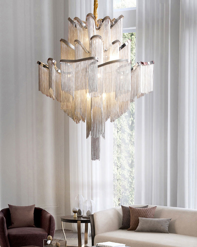 Diff Fringe Tiered Chandelier-DF2079