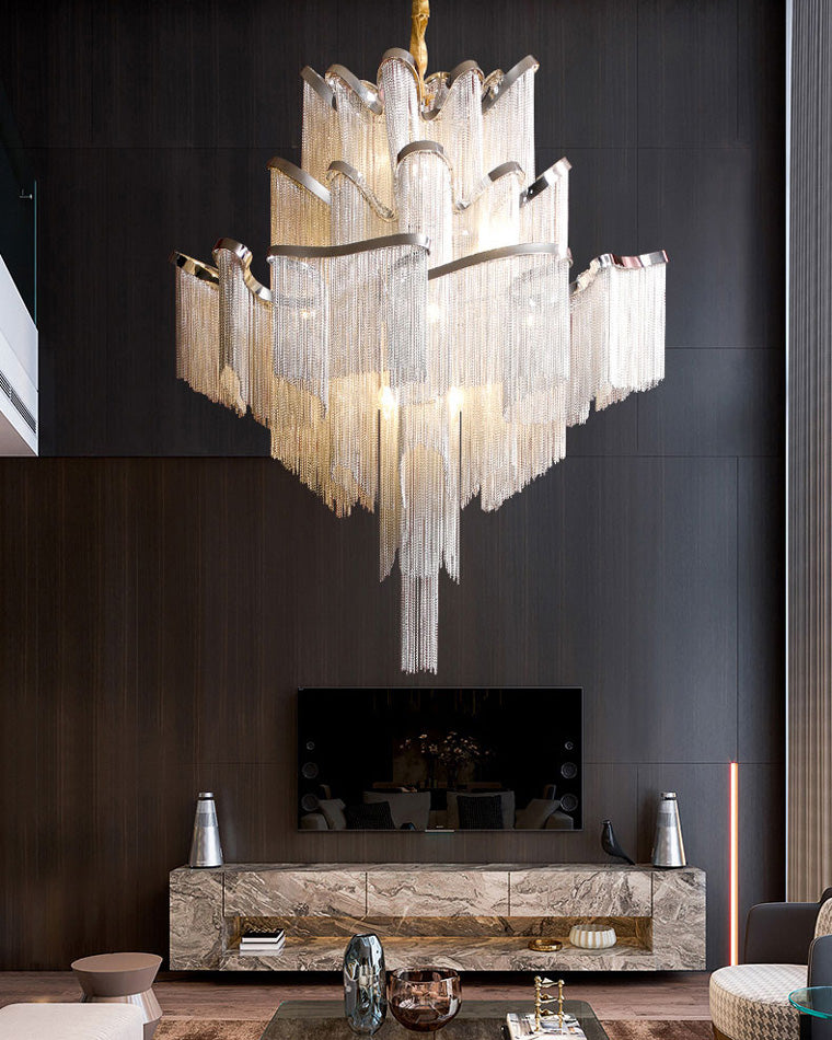 Diff Fringe Tiered Chandelier-DF2079