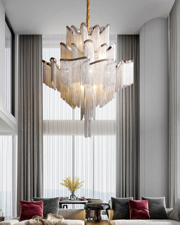 Diff Fringe Tiered Chandelier-DF2079