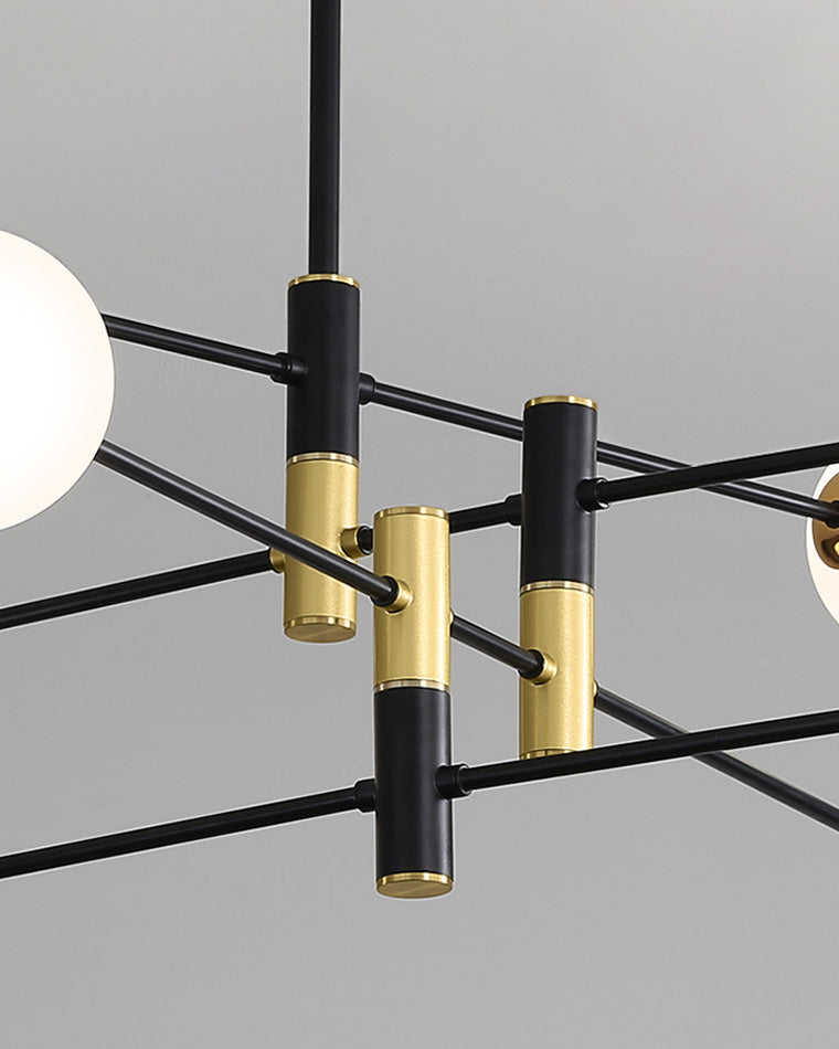 Diff Milk Glass Globe Chandelier-DF2081