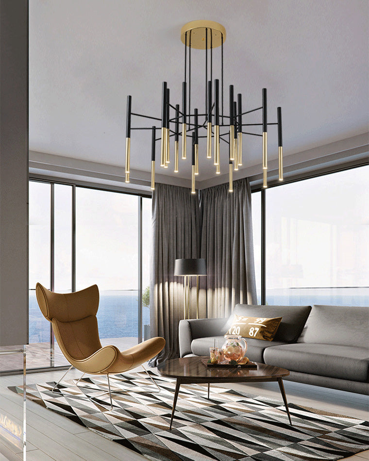 Diff Tube Metal Chandelier-DF2083