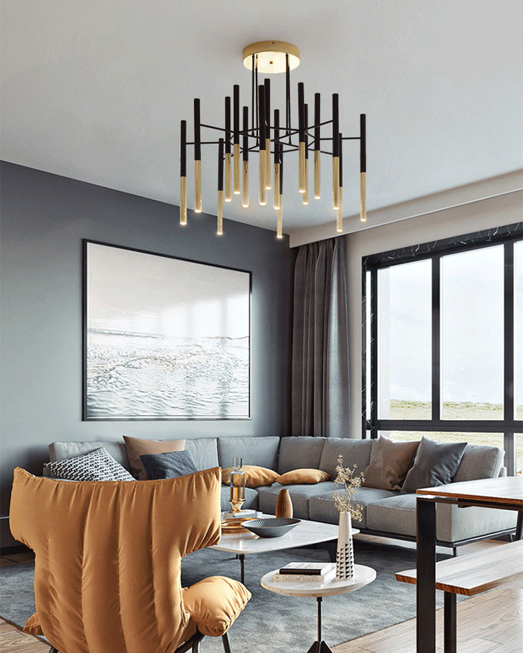 Diff Tube Metal Chandelier-DF2083