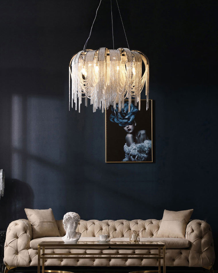 Diff Tassel Round Chandelier-DF2087
