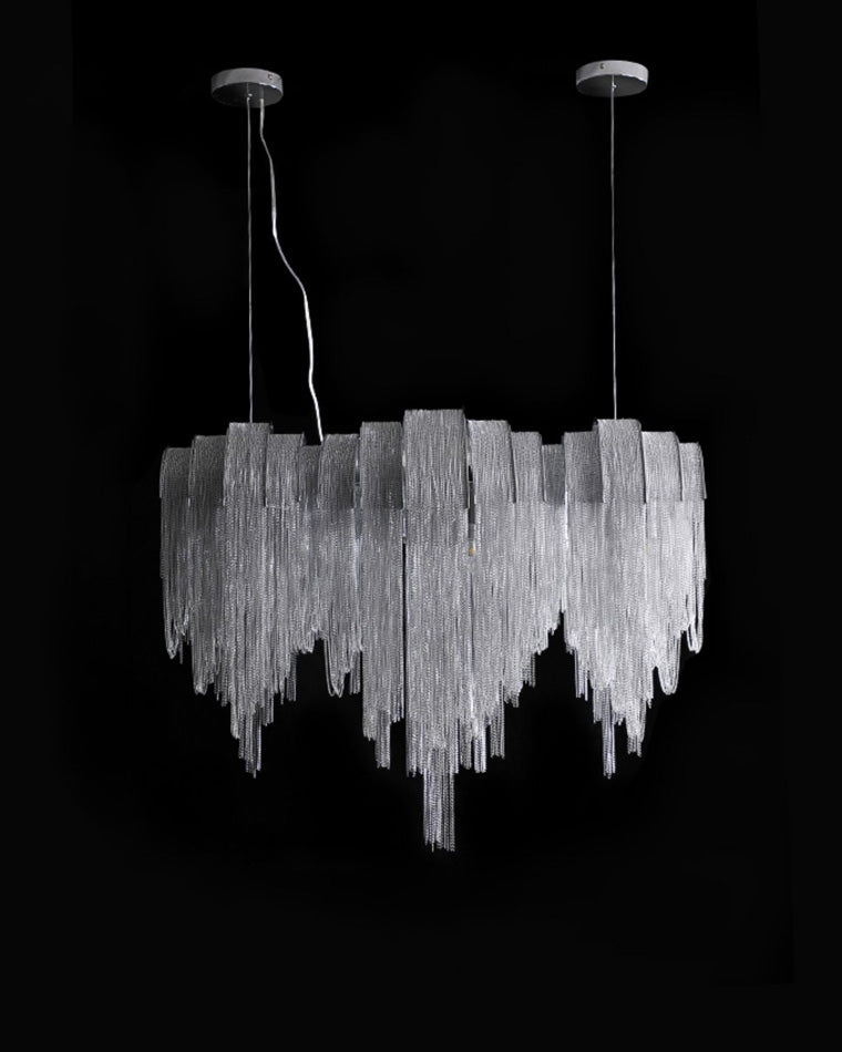 Diff Fringe Linear Dining Room Chandelier-DF2089