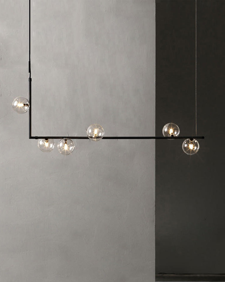 Diff Linear Glass Globe Chandelier-DF2090