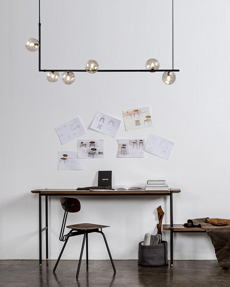 Diff Linear Glass Globe Chandelier-DF2090