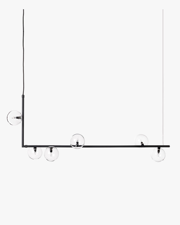 Diff Linear Glass Globe Chandelier-DF2090