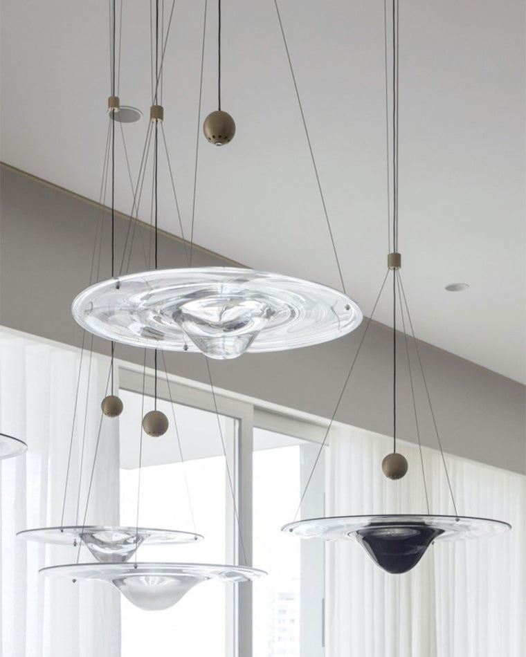Diff Water Drop Glass Pendant Light-DF2092