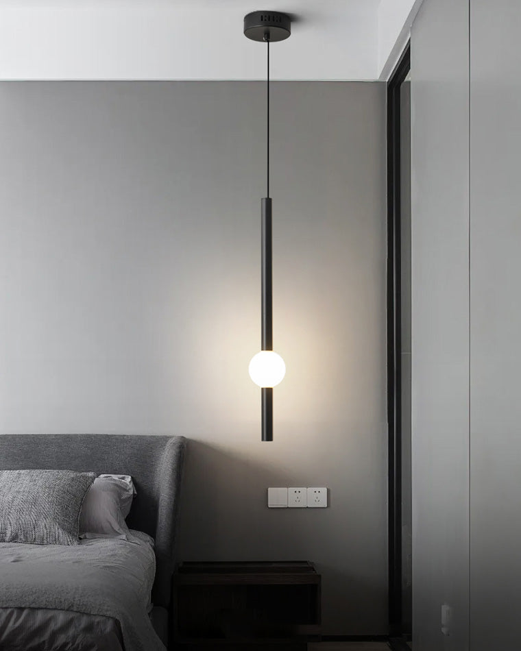 Diff White & Black Tube Pendant Light-DF2093